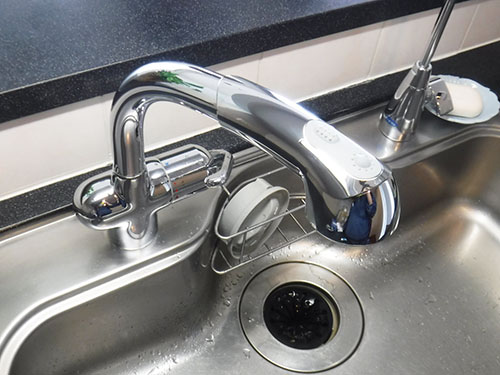 施工後：レディラックスプラスキッチン水栓　品番33720