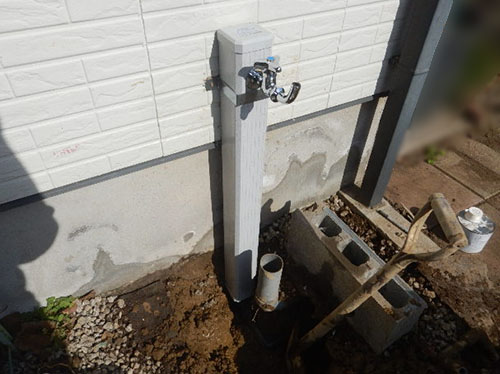 水栓柱・万能水栓の交換
