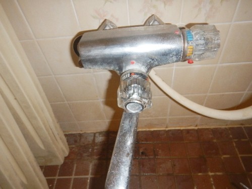 洗い場水栓へ接続