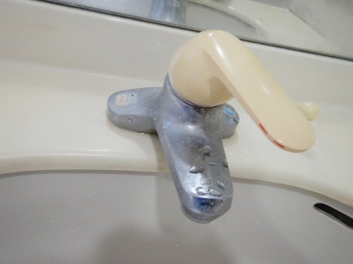 既存の洗面水栓