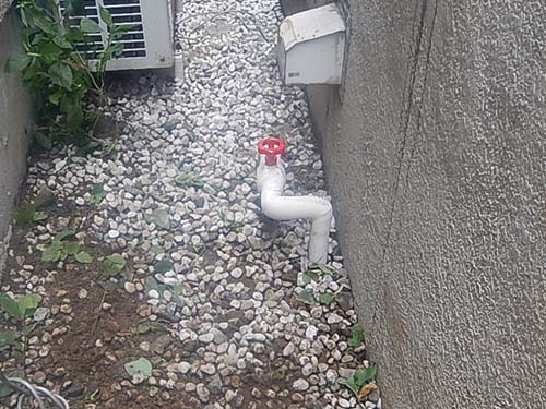 土埋め戻し