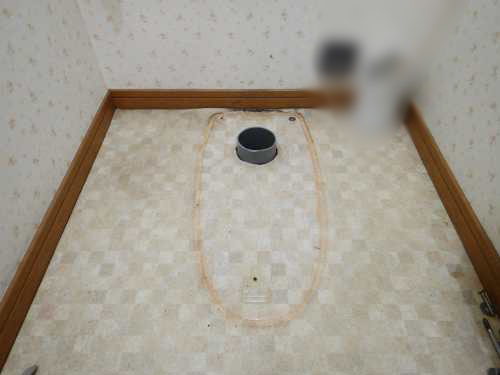 既存便器を撤去