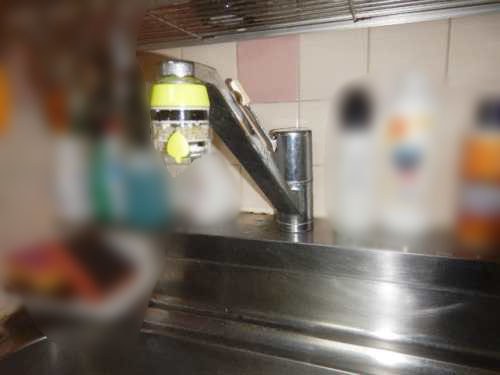 キッチン水栓水漏れ