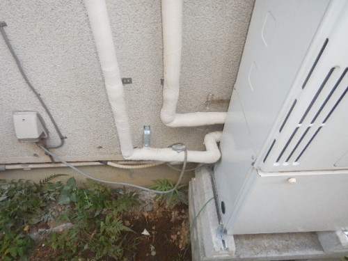 施工後 給水管取付