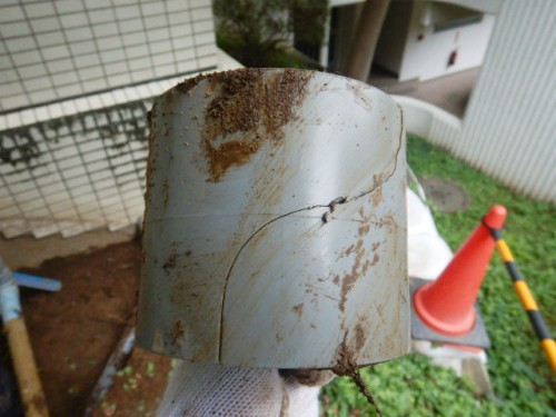 排水管の破損