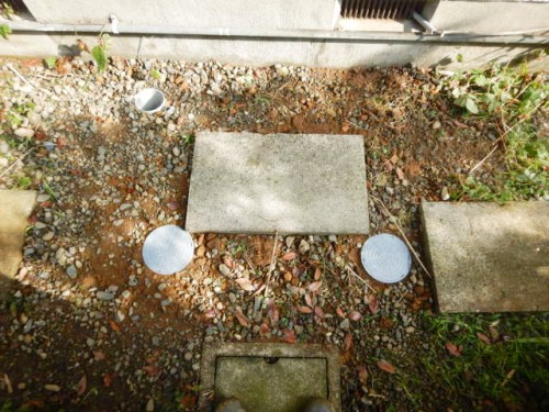 土埋め戻し