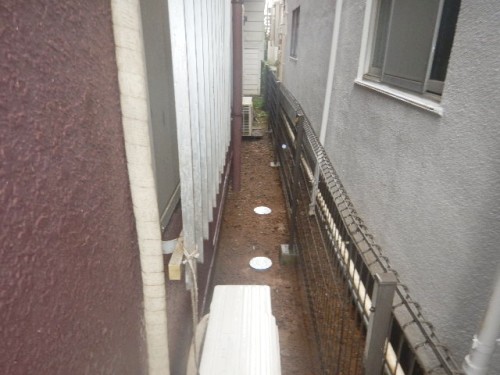 土埋め戻し